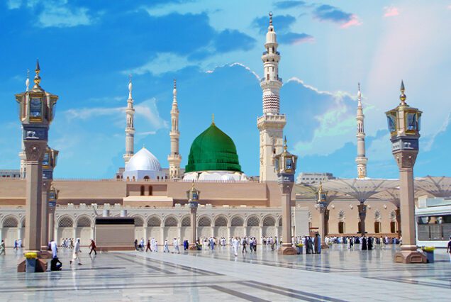 Madina Sharif, the holy city in Saudi Arabia.