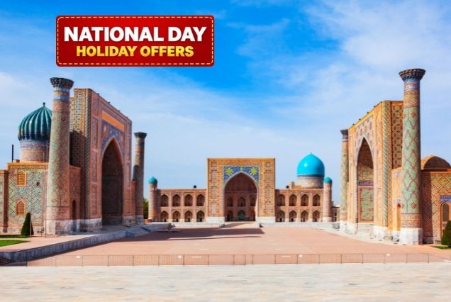 Uzbekistan Tour Package - Registan Square Samarkand for UAE National Day Offers