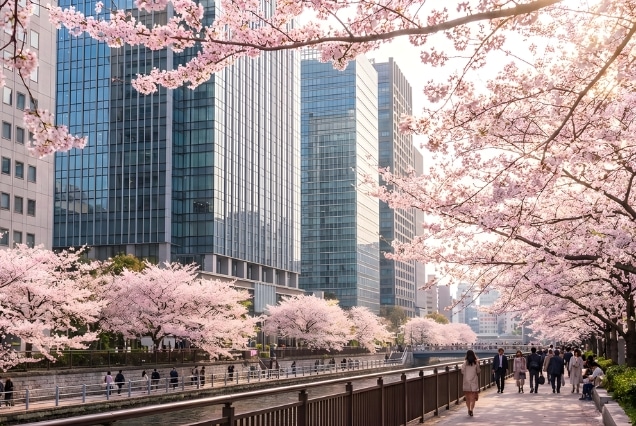 Cherry Blossom in Tokyo - A Modern City in Bloom
