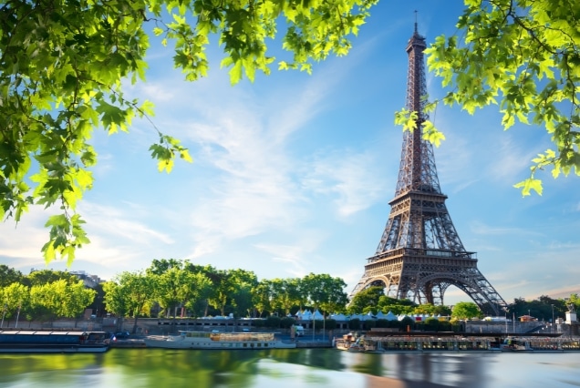 Iconic Eiffel Tower in Paris as part of Czech Republic tour packages from Dubai, UAE.