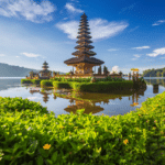 Ulun Danu Beratan Temple on Lake Bratan in Bali, a must-visit destination for first-time travelers in 2026.