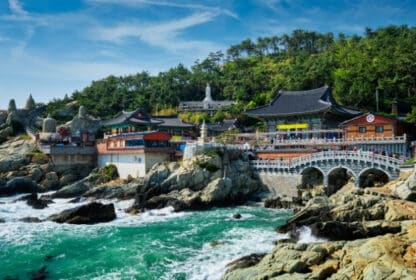 Haedong Yonggungsa Temple in Busan, featured in South Korea holiday packages from Dubai, UAE.